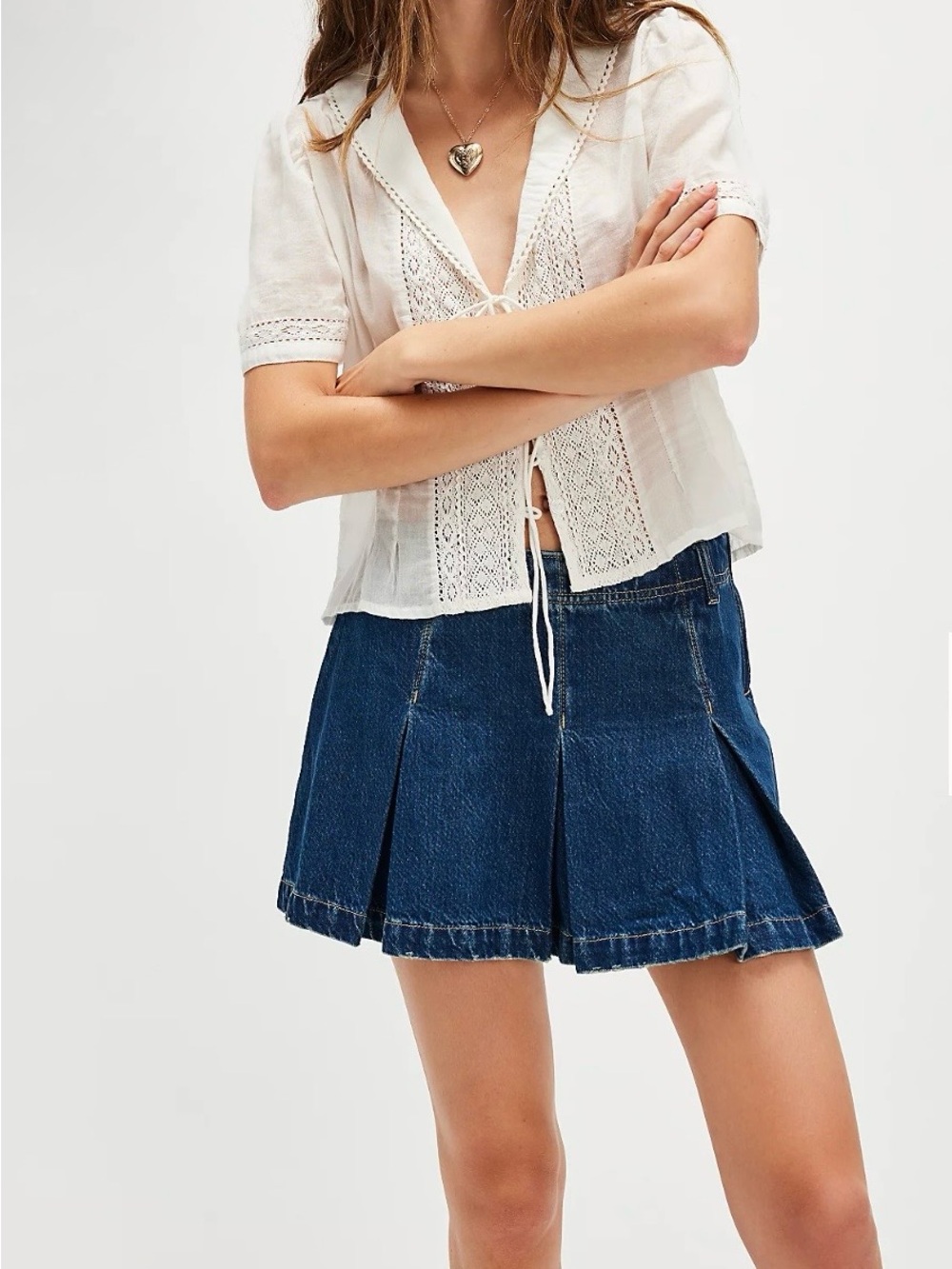 We the Free Madison Ave denim skirt size 29